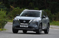 Nissan X Trail mild hybrid front 3 4 driving Nissan X Trail mild hybrid front 3 4 driving