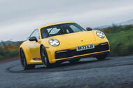 porsche 911 carerra t reappraisal  2023 01 cornering front