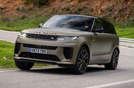 range rover athletics  sv reappraisal  2024 01 cornering front