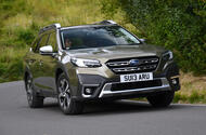 subaru outback review 2023 01 cornering front