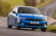 vaxuahll astra electric review 2023 23 cornering front