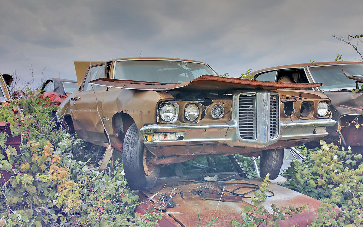 Junkyard Discoveries of Rohners Auto Parts, Willmar, Minnesota Autocar