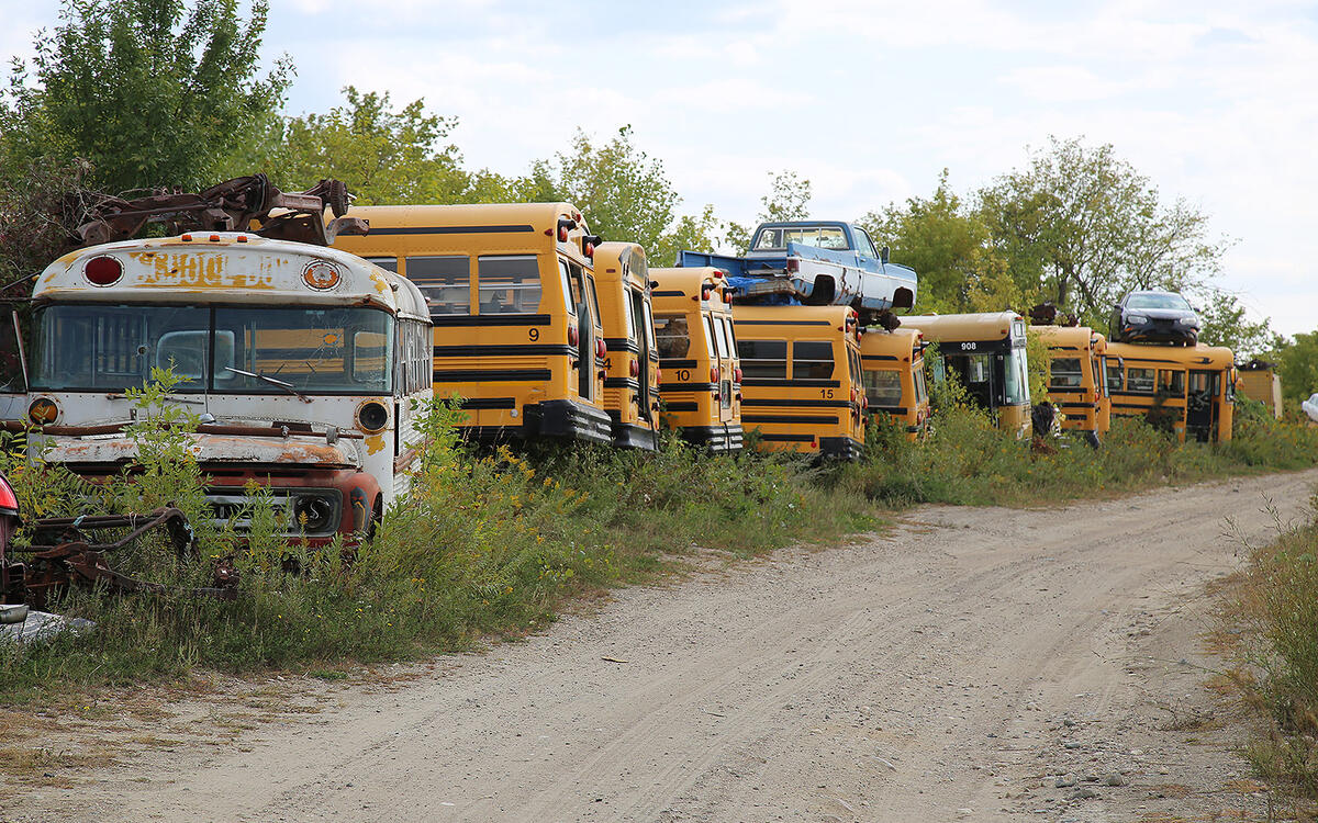Junkyard Discoveries of Rohners Auto Parts, Willmar, Minnesota Autocar