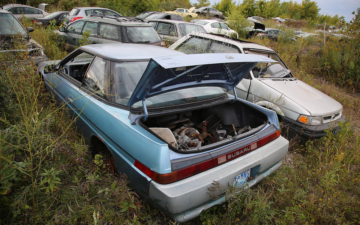 Junkyard Discoveries of Rohners Auto Parts, Willmar, Minnesota Autocar