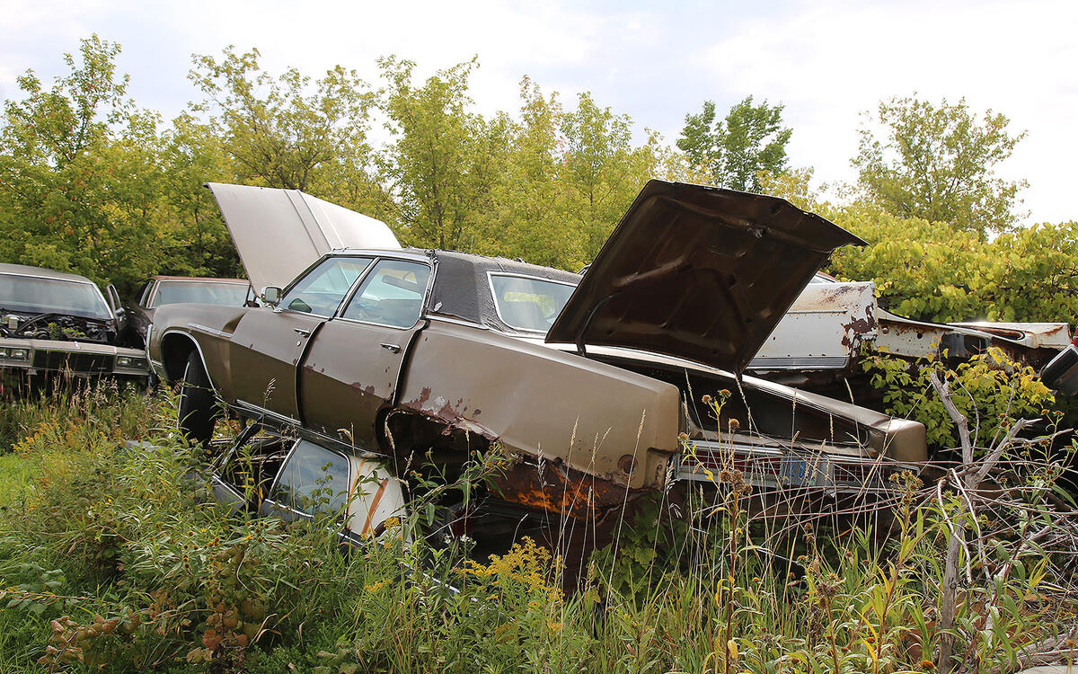 Junkyard Discoveries of Rohners Auto Parts, Willmar, Minnesota Autocar