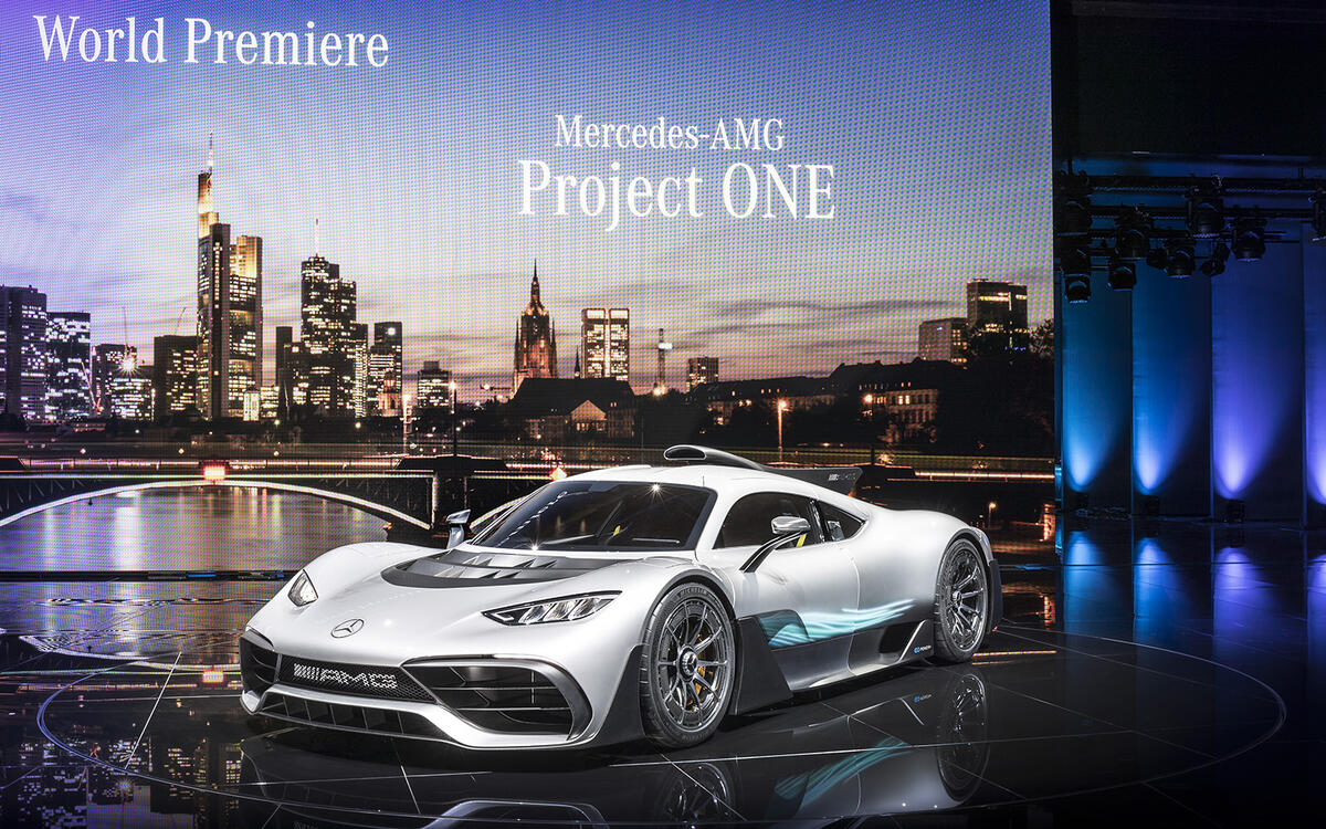 Lewis Hamilton Reveals The Mercedes Amg Project One Hypercar Autocar