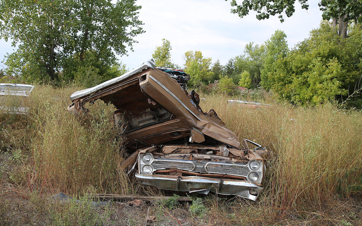 Junkyard Discoveries of Rohners Auto Parts, Willmar, Minnesota Autocar