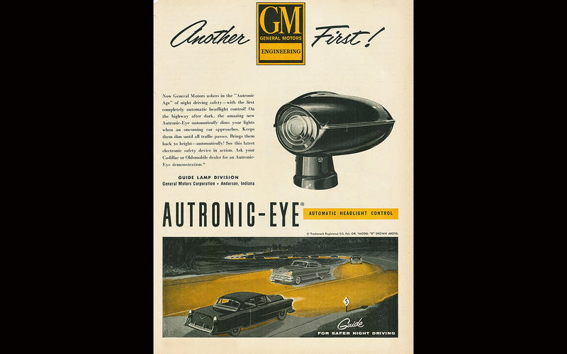 AUTOMATIC HIGH BEAM: Oldsmobile (1952)