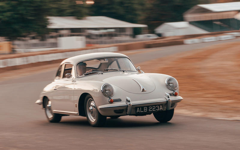 The Porsche 356 takes to the hill