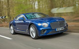 Bentley Continental GT 2018 Autocar road test review Hero front