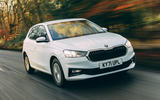 1 Skoda Fabia 2022 road test review tracking front