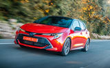 Toyota Corolla hybrid hatchback 2019 road test review - hero front