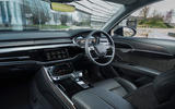 Audi A8 60 TFSIe 2020 road test review - cabin