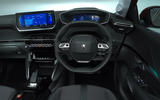 Peugeot e-208 2020 road test review - dashboard