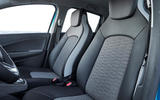 Renault Zoe 2020 road test review - front seats