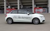 Audi A1 e-tron side profile