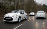 Citroen DS3 vs Mini Cooper vs Fiat 500