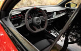 11 Audi RS3 2021 first drive review steering wheel