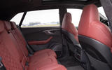 Audi SQ8 2019 road test review - rear seats