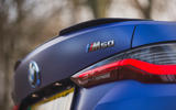 11 BMW i4 2022 road test review rear badge