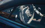 Bugatti Divo 2020 road test review - steering wheel