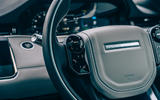 11 Land Rover Range Rover Evoque 2021 road test review steering wheel