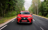 Lexus UX 2018 road test review - on the road nose