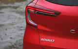 Renault Captur 2020 road test review - rear lights