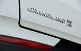 Vauxhall Grandland X Hybrid4 2020 road test review - rear badge