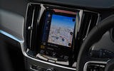 Volvo V90 T6 Recharge PHEV 2020 road test review - infotainment