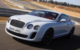Bentley Continental Supersports on the track