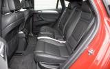 BMW X6 M rear seats