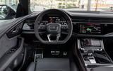 Audi RS Q8 2020 road test review - steering wheel
