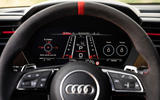 12 Audi RS3 2021 first drive review instruments