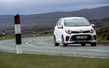 Kia Picanto review cornering front
