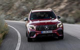 Mercedes-AMG GLB 35 2020 road test review - cornering front