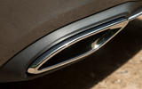 Mercedes-Benz A-Class 2018 road test review exhaust detail