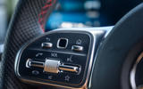 Mercedes-Benz A250e 2020 road test review - steering wheel buttons