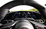 Porsche Taycan 2020 road test review - instruments
