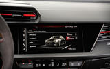 13 Audi RS3 2021 first drive review infotainment
