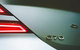 13 Genesis G70 2021 road test review rear badge