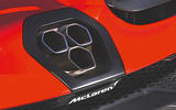 McLaren Senna 2018 road test review - exhaust