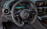 Mercedes-AMG GT Black Series road test review - steering wheel