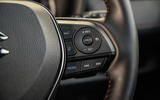 13 Suzuki Across 2021 road test review steering wheel buttons