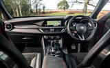 Alfa Romeo Stelvio Quadrifoglio 2019 road test review - dashboard