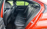 BMW 3 Series 330e 2020 road test review - rear seats