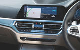 BMW 3 Series 320d 2019 Road Test review - infotainment