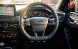 Ford Focus ST-line X 2019 road test review - steering wheel