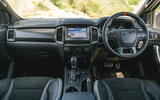 Ford Ranger Raptor 2019 road test review - dashboard