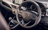 Hyundai i10 2020 road test review - steering wheel